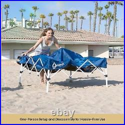 Guid. Sand Bags 6'x6' Top / 8'x8' Base Backpack Pop-up Canopy with Sunwall