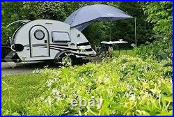 HASIKA Teardrop Awning for SUV RVing, Car Camping, Trailer and Overlandi