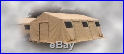 HDT Base-X 305 Multi-Function Shelter Tent (18' X 25') Military Army Green