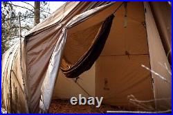 Hammock Hot Tent with Stove Jack, Spacious Versatile Wall Tent with Snow Skirt