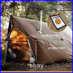 Hammock Hot Tent with Stove Jack, Spacious Versatile Wall Tent with Snow Skirt