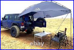 Hasika Awning Canopy SUV RVing Car Camping 2 Sandbag Tear Resistant Blue HSKZPSH