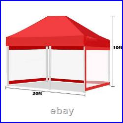Heavy Duty Canopy Party 10x20 Outdoor Wedding Tent Gazebo with 3 Side Walls