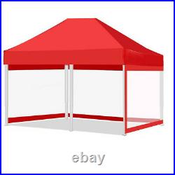 Heavy Duty Canopy Party Outdoor Wedding Tent Gazebo with3 Side Walls Shelter Cover