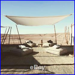 Heavy Duty Canvas Tarp 13 ft x 20 ft (4x6 Meter) Waterproof Shelter Camping