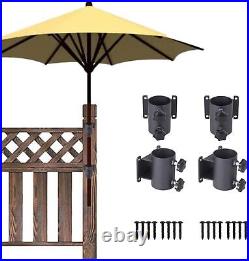 Heavy Duty Patio Umbrella Holder, Patio Stand Clamp Mount