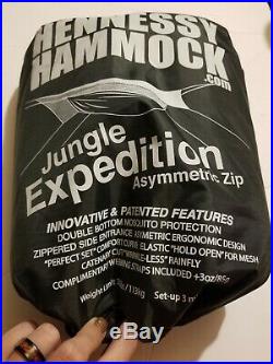 Hennessy Hammock Jungle Expedition Asymmetric Zip Green