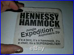 Hennessy Hammock Jungle Expedition Asymmetric Zip Green