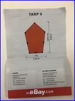 Hilleberg Tarp 5 Red Brand New withTags Free Ship from EU
