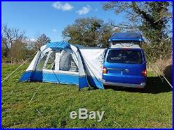 Inflatable Drive Away Motorhome Awning Olpro Cocoon Breeze XL (blue/grey)