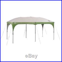 Instant 16 x 8 Canopy Green/ White Outdoor TailGate Camping Recreation Family