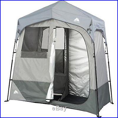 Instant 2-Room Shower / Changing Shelter Ozark Trail Travel Portable Shelter BE