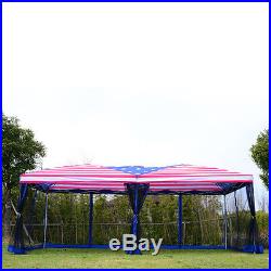 Instant Canopy Tent Pop Up Mesh Wall Shelter Party Event Camping Weather Proof
