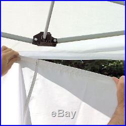 Instant Canopy with Side Walls 10' x 10' Zippered Enclosure Shade Shelter Rollup