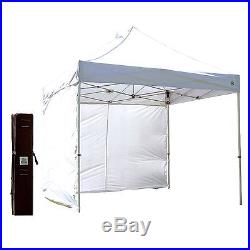 Instant Canopy with Side Walls 10' x 10' Zippered Enclosure Shade Shelter Rollup