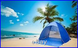 Instant Portable Outdoors Quick Cabana Beach Tent Sun Shade Sport Shelter Blue
