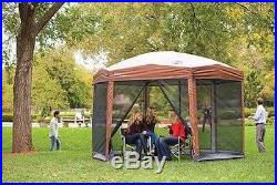 Instant Screened Canopy 12 x 10 Gazebo Outdoor Shelter Tent Shade Picnic Camping