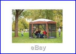 Instant Screened Canopy 12 x 10 Tent Screen House Gazebo Shelter Garden Shade