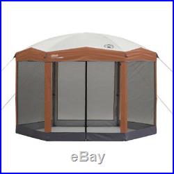 Instant Screened Canopy Gazebo 12 x10 ft Hex Camping Outdoor Shelter Portable