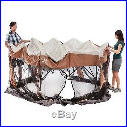 Instant Screened Canopy Protection Sun Wind Bugs Lock Shelter Camping BBQ