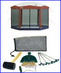 Instant Screened Canopy Tent Kit Tool Screen House Room Camping Shelter Ceiling