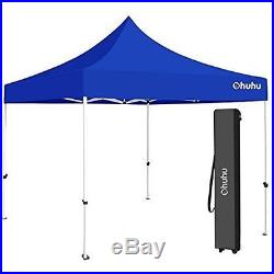 Instant Shelter Canopy 10x10 Ft Blue, Steel Frame Camping backyard market beach