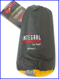 Integral Designs by Rab SilTarp 2 light weight shelter 8 x 10 yellow tarp