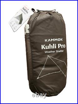 KAMMOK Kuhli Pro Versatile Weather Shelter Waterproof, Durable, Portable Gray