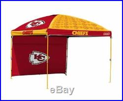 Kansas City Chiefs NFL 10' X 10' Dome Tailgate Party Canopy Logo Wall Tent Bag