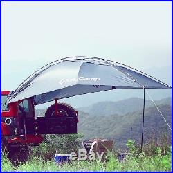 KingCamp Durable 4-6 Person Portable Car Sun Shelter Canopy Tent Self-Driving