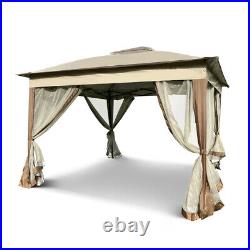 LAST ONE Outdoor 11x 11Ft Pop Up Gazebo Canopy With Removable Zipper Netting