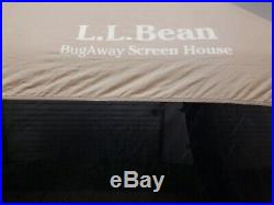 L. L. Bean Insect Protection Netting Tent 10'x10' Green 1 Door TESTED
