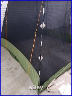 L. L. Bean Insect Protection Netting Tent 10'x10' Green 1 Door TESTED