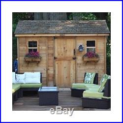 Lady Lounge She Shed Cabana Woman Cave 9 Ft. W x 6 Ft. D Wood Flooring Included