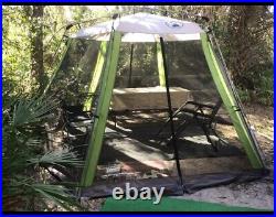 Large 15x13 Coleman Instant Screen House Shelter Mesh Tent Steel Frame BNIB