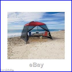 Large Beach Tent Smart Sun Shade 10' X 10' Screen house Camping Outdoor Patio