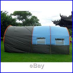 Large Camping 3 seasons tent Waterproof Fiberglass outdoor 5-8 persons