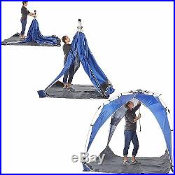 Large Instant Tent Quick Canopy Pop Up 4 People Camping Beach Sun Wind Protect