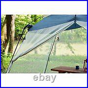 Large Outdoor Screen Mesh Tent Camping Cover Blue Insect Bug Protection Portable