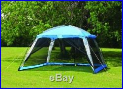 Large Smart Shade Tent 12'-by-12' Screen Arbor House Camping Instant Canopy