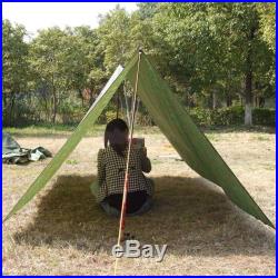 Large Waterproof Military Camping Tarp Awning Trail Tent Shelter Rain Cover