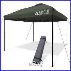 Leader Accessories 10ft x10ft Instant Gazebo Canopy Straight Wall Gray