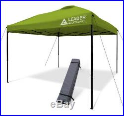 Leader Accessories 10ft x10ft Instant Gazebo Canopy Straight Wall Green