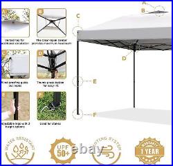 Leader Accessories 10x10 Straight Wall Instant Canopy with wheeled Carry Bag