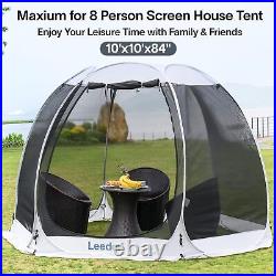 Leedor 10'x10' Pop Up Screen House Tent with Netting 1-Person Setup Pop Up