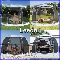 Leedor 10'x10' Pop Up Screen House Tent with Netting 1-Person Setup Pop Up