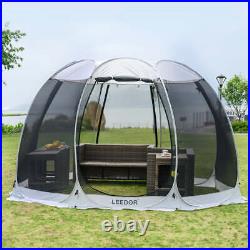 Leedor 12'x12' Instant Screen House Tent Pop Up Gazebo Sun Shade Shelter Outdoor