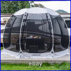 Leedor Screen House Room Canopy Mesh Tent Pop Up Patio Gazebo 12'x12