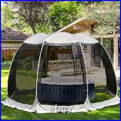 Leedor Screen House Room Canopy Mesh Tent Pop Up Patio Gazebo 12'x12