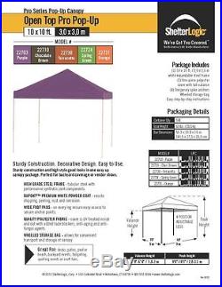 Leg Pop-up Canopy, American Pride Cover, Black Roller Bag Outdoor Party Tent